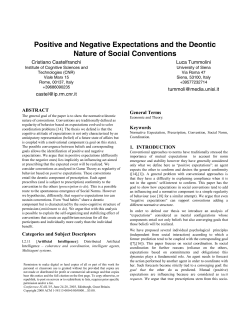 Positive and Negative Expectations and the
