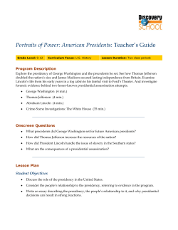 Portraits of Power: American President s