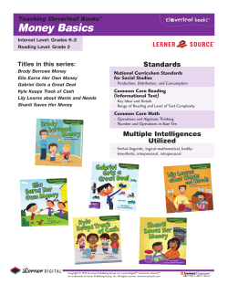 Money Basics - Lerner Publishing