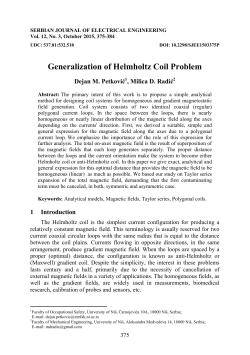 Generalization of Helmholtz Coil Problem