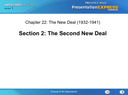 Section 2: The Second New Deal - LiL-US