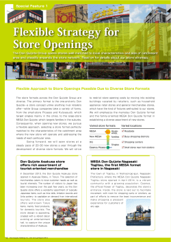 Flexible Strategy for Store Openings