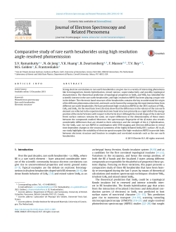 Comparative study of rare earth hexaborides using high resolution