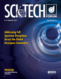 Final Program - AIAA SciTech