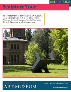 Outdoor Sculpture - Princeton University Art Museum
