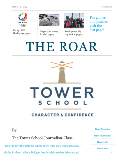 For games - Tower School