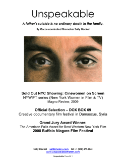 Press Kit - unspeakable