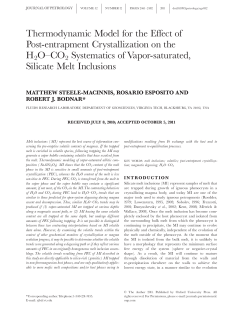 Thermodynamic Model for the Effect of Post