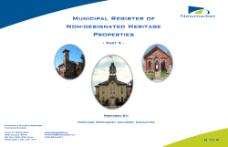 Heritage Registry - Part 5 - N to P