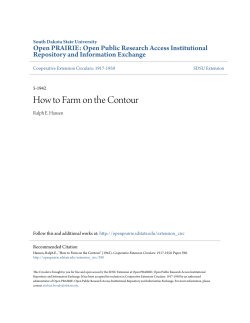 How to Farm on the Contour - Open PRAIRIE