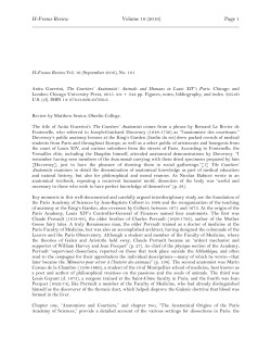 H-France Review Volume 16 (2016) Page 1