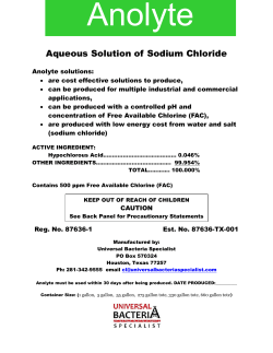 Aqueous Solution of Sodium Chloride