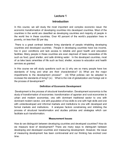 Lecture 1 Introduction