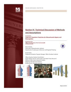 Section IV. Technical Discussion of Methods and Assumptions