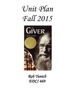 The Giver - Rob Yunich