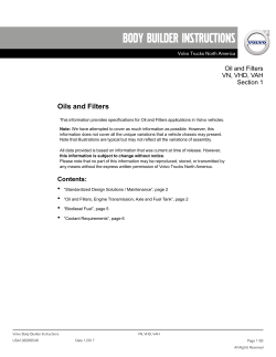 Coolant Requirements