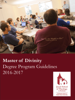 Master of Divinity (M.Div.)