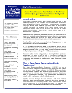 How to… Reduce Nonpoint Source Water Pollution in Rural Areas