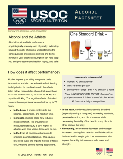 alcohol factsheet