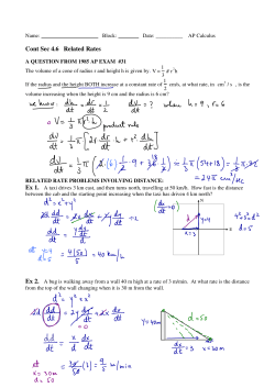 6. Cont Sec 4.6 Related Rates Problems.jnt