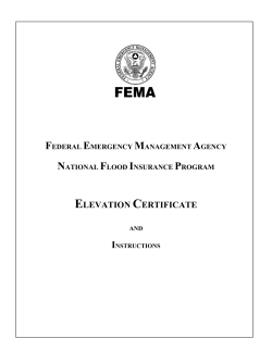 elevation certificate
