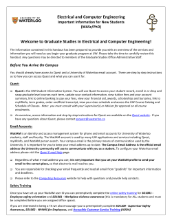 Electrical and Computer Engineering