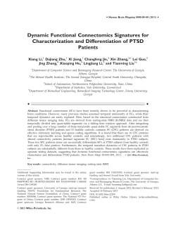 Dynamic functional connectomics signatures for characterization