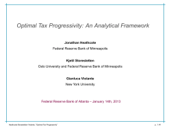 Optimal Tax Progressivity: An Analytical Framework