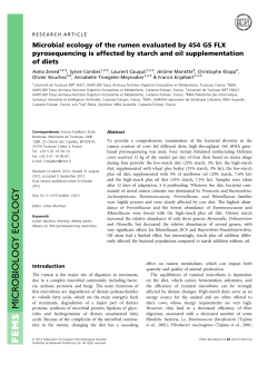 Full Text  - FEMS Microbiology Ecology