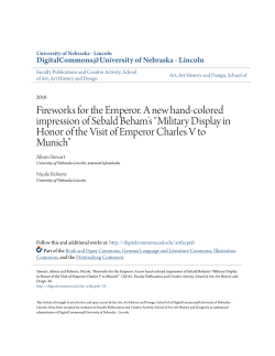 Fireworks for the Emperor. A new hand