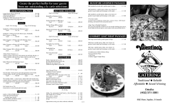catering - Valentino`s