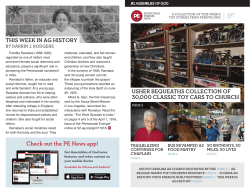 THIS WEEK IN AG HISTORY USHER BEQUEATHS COLLECTION