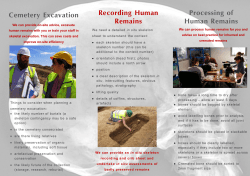 Advice for excavation and post