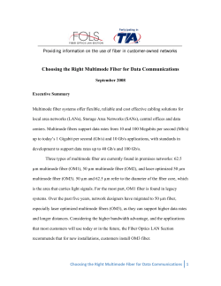 Choosing the Right Multimode Fiber for Data