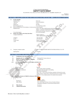 Citric Acid Powder