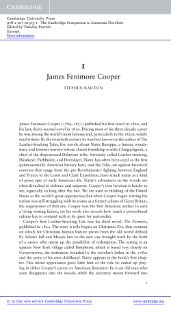 James Fenimore Cooper - Assets