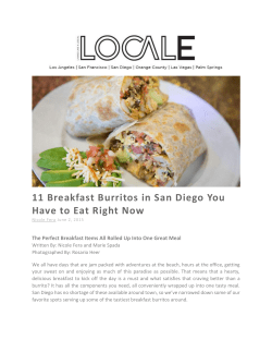 11 Breakfast Burritos in San Diego You Have to Eat