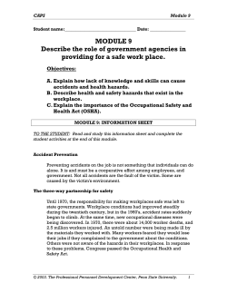 CAPS Module 9 - Temple University College of Education