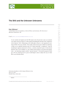 PoS(AASKA14)065 - Proceeding of science