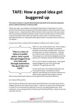 How a good idea got buggered up