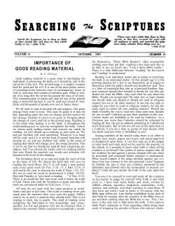 importance of good reading material