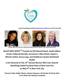 to the press release - United Cerebral Palsy of New York