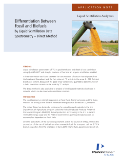 Differentiation Between Fossil and Biofuels by Liquid