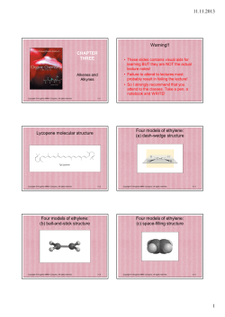 Lycopene molecular structure Four models of ethylene