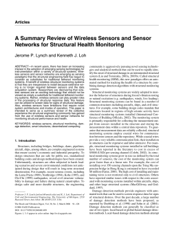 A Summary Review of Wireless Sensors and
