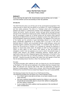 HERE - St Annes Primary School, Derry