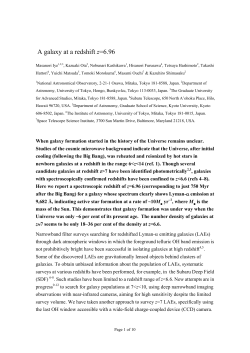 Discovery of a galaxy at redshift 6