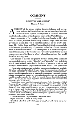 Industry and Court - Chicago Unbound