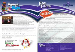 Fox Facts - Kilby Fox