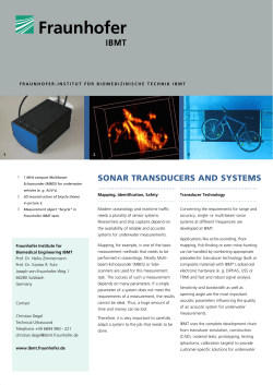 Sonar Transducers and Systems